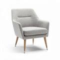 Fauteuil en tissu pour salon ou bureau - 70 x 75 x 85cm